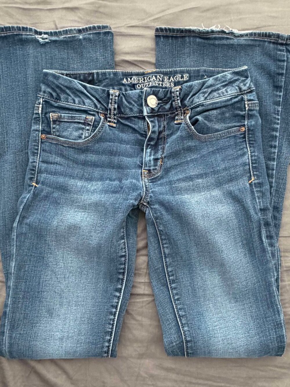 american eagle boho artist super stretch denim jeans - 2